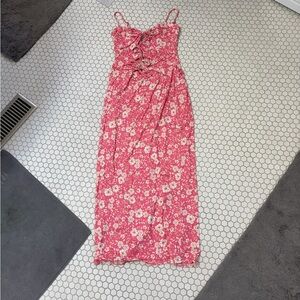 RESA Summer Midi Dress in Guava